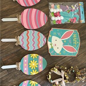 Easter Egg and Bunny Decor Set